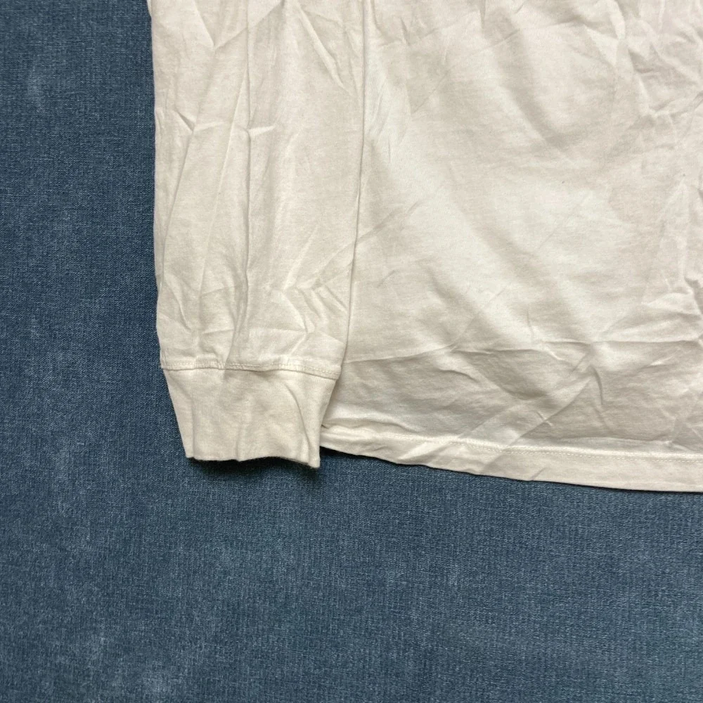 The North Face Never Stop Exploring Shirt Mens 2XL White Crew Neck Regular Fit